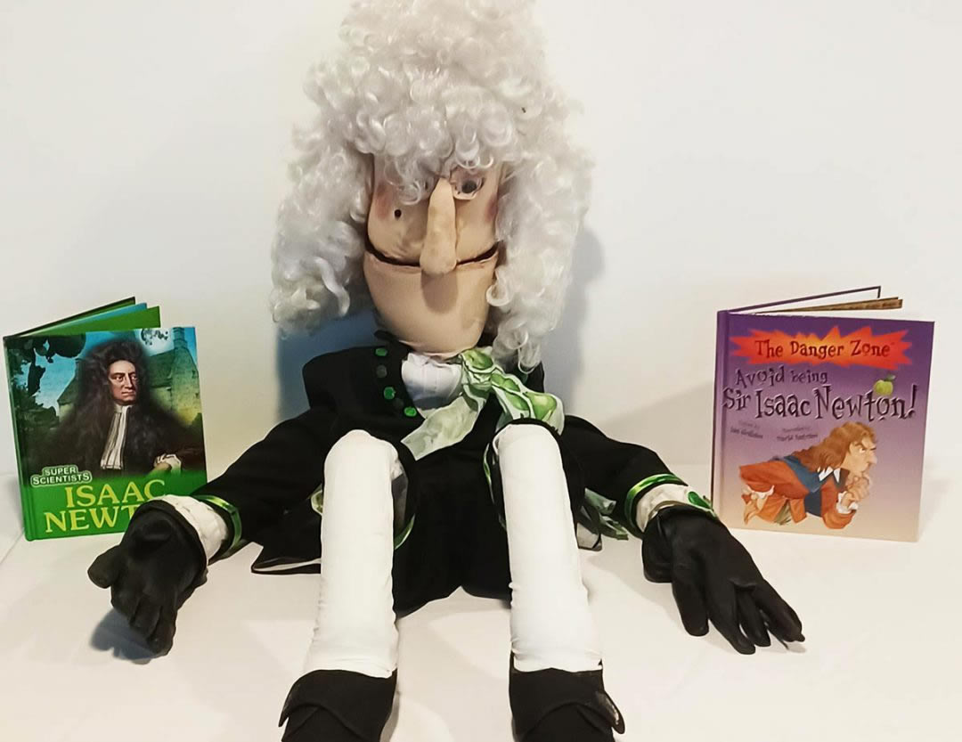 Isaac Newton Scientist Puppet And Books Kit